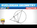 Euclidean Geometry Grade 12 Practice