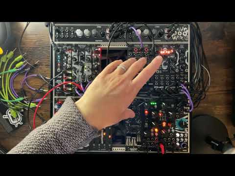 Eurorack Modular and Friends - Core Patch + Bastl Waver and Dark Matter (On drums) - Walkthrough