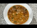 Paçe tradicionale me mish koke viçi/Traditional Albanian Veal head soup