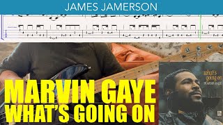 James Jamerson // Marvin Gaye - What's Going On // BASS COVER + TABS