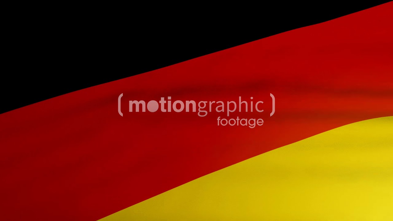 Germany Flag Loop - Motion Graphic