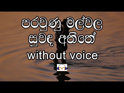 Parawunu Mal Wala Karaoke (without voice) පරවුණු මල් වල සුවඳ අතීතේ