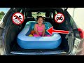 Amira sais pas où mettre la piscine 😳 règles de comportement et de sécurité en voiture
