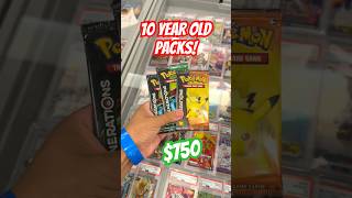$750 Opening 10 Year Old Pokémon Packs! #pokemon #packopenning #pokemoncards #pokemontcg