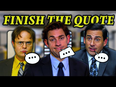 Can You Finish THE OFFICE Quote? TV Show Trivia Quiz