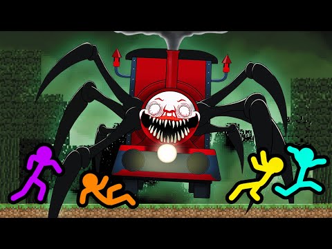 Stickman VS Minecraft: Choo Choo Charles Survival - AVM Shorts Animation