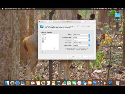 HOW TO CHANGE THE LANGUAGE ON MAC ( HD )