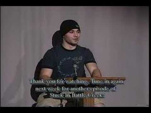 Stuck in Batle Creek - Bryan in his socks