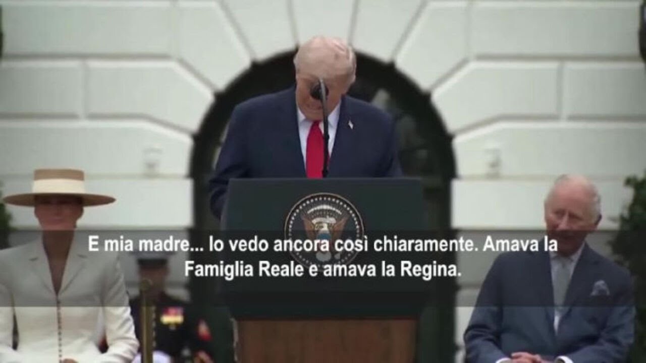 Trump: Mia madre aveva una cotta per Re Carlo