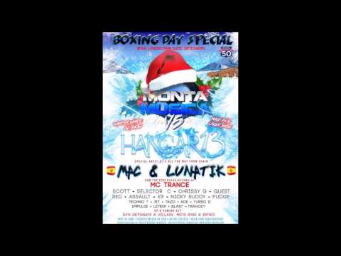 DJ Chrissy G & Red Mc Tazo, Turbo D & Trance @ Monta Musica vs Hangar 13 Boxing Day Special 2016
