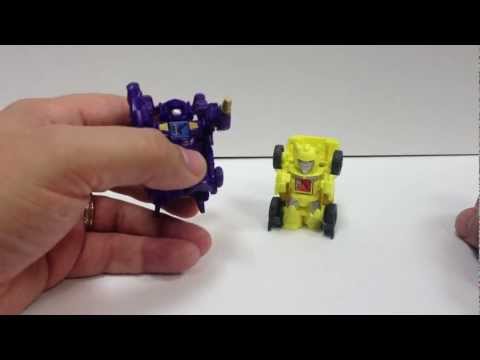Transformers Bot Shots - Jump Shot SHOCKWAVE vs. Flip Shot BUMBLEBEE