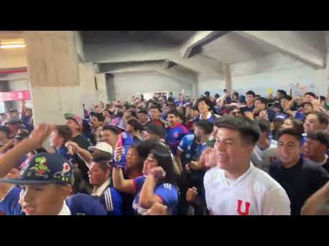 La que esta en las buenas y en las malas - los de abajo - universidad de chile vs cobresal fecha1/24