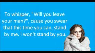 Adele - I found a boy lyrics