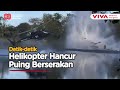 Viral Rekaman Detik Detik Helikopter Jatuh Dan Ringsek Di Perairan