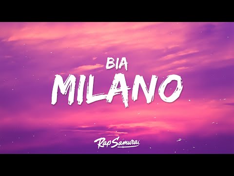 BIA, Sfera Ebbasta, Fivio Foreign - MILANO (Lyrics / Testo)