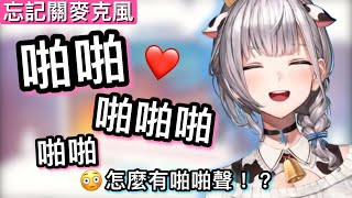 團長收播忘記關麥傳出濕潤啪啪聲，緊張跑出來解釋，但越描越黑【hololive 中文】【白銀諾艾爾】