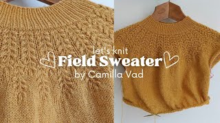 Let's knit - Field sweater by Camilla Vad