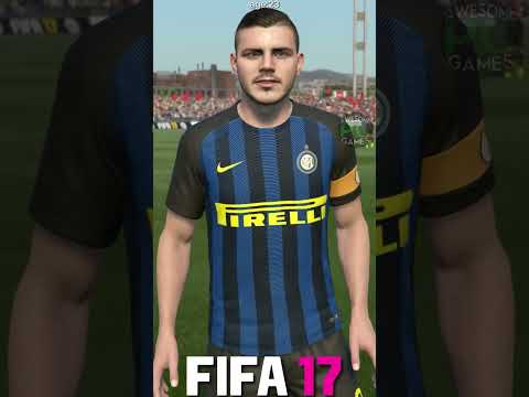 Mauro Icardi FIFA evolution (13-24) 