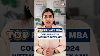 💥Best Private MBA Colleges WITHOUT CAT Exam! Fees & Placement Details #mba #shorts #shortsvideo