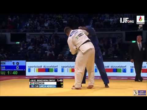 Judo 2016 Grand Prix Dusseldorf: Bor (HUN) - Mendoza (CUB) [+100kg] bronze