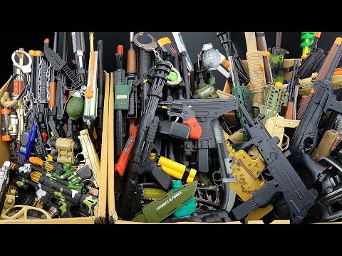 Legendary Weapons That Everyone Loves ! Airsoft, BB Guns, Uzi, MP5, Gatling Gun, M416, Sniper Rifle