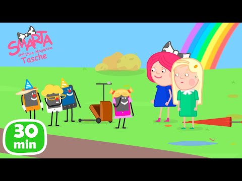 Lehrreicher Zeichentrick für Kinder Smarta und ihre magische Tasche - 4 Folgen am Stück