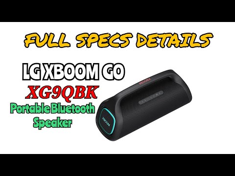LG XBOOM Go XG9QBK Portable Bluetooth Speaker with Stage Lighting | Full Specs Details!😱💥🔥👌