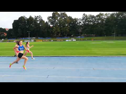 Lena bieg na 100m, czas 13.18 PB - 2 miejsce (2 tor), I Mityng Złota Jesień Złotoryja, 23.09.2020