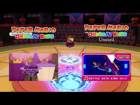 Paper Mario The Origami King : The Final Fold / King Olly Battle Theme MASHUP