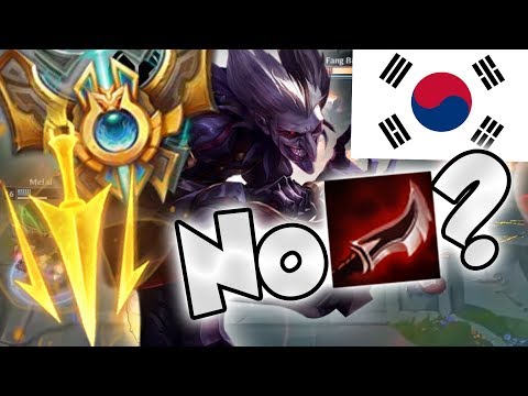 Korean Challenger Shaco that runs Lethal Tempo but NO Duskblade  - Patch 8.13