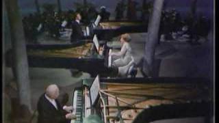 Robert CasaDesus Bach Concerto for 3 pianos, 3rd movement. 1964