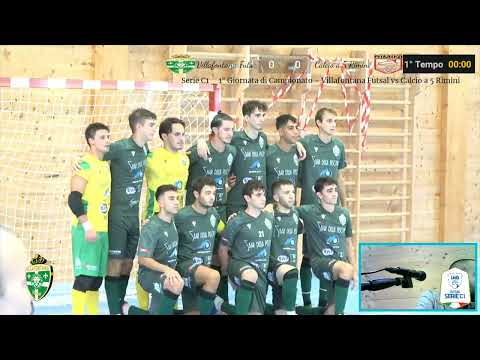 Serie C1 - 1° Giornata di Campionato    Villafontana Futsal vs Calcio a 5 Rimini