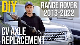 DIY: CV Axle replacement on Range Rover L405 and Sport L494 2013-2021 (Complete Guide) Fixty #Fixty