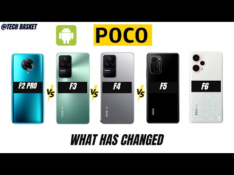 Poco f2 pro Vs Poco f3 vs Poco f4 vs Poco f5 vs Poco f6 specs review