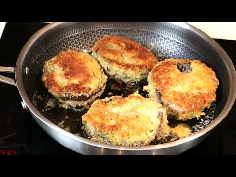 Portobello 🍄 pieczarka w panierce.😃 Soczysta, chrupiąca  i   bardzo  smaczna./ Rozalskagotuje