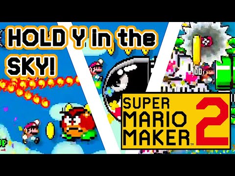 Mario Holds Y in the Sky! [Auto-Level of the Week] - Super Mario Maker 2