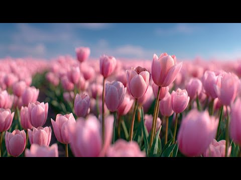 🌸 Flowers Blooming Time-Lapse | Calm Your Nervous System with Peaceful Music