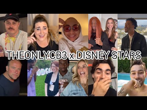 @TheOnlyCB3 Collaborating with Disney Stars + More | Compilation