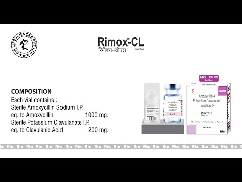 Amoxycillin and clavulanate 1200mg iv, prescription, treatme...