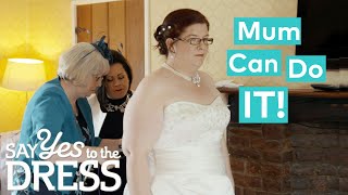 Al &amp; Jo Help Plus Size Bride On Her Wedding Day l Curvy Brides Boutique