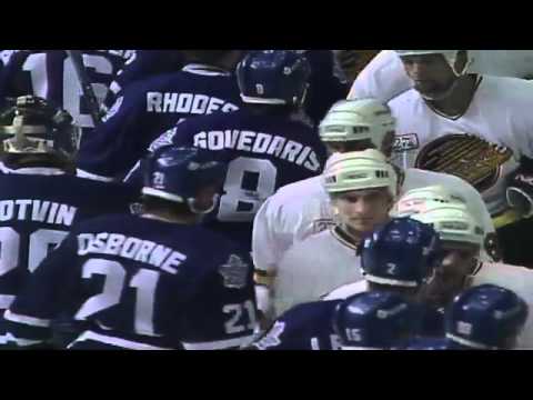 Vancouver Canucks Memerable Moments: Greg Adams 2nd OT Goal Against Toronto Maple Leafs