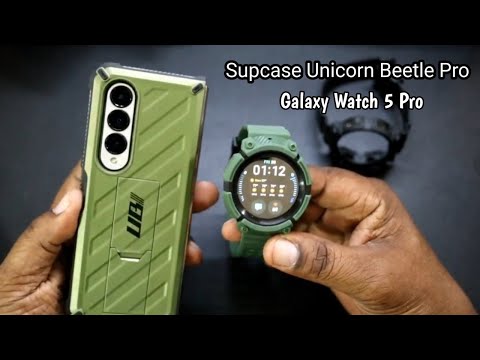 Supcase Unicorn Beetle Pro (Dark Green) Case for the Galaxy Watch 5 Pro