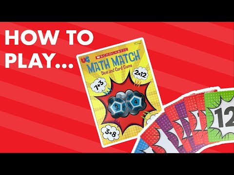 HOW TO PLAY Scholastic Math Match Card Game | Great for Learning From Home! UG Studios