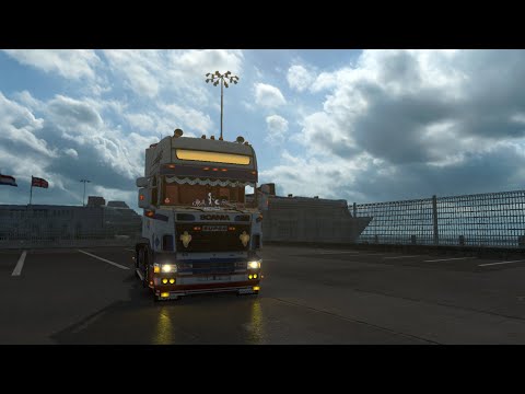 Driving the Scania 164L V8 from Southampton to Calais