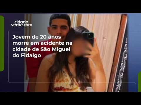 Jovem de 20 anos morre em acidente na cidade de São Miguel do Fidalgo