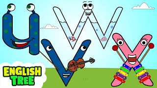 Alphabuddies Letters U-V-W-X | Episodes 21-24 | Abc Phonics Show for Kids