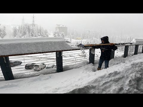 La nevicata in alta Val Brembana del 23 febbraio 2024