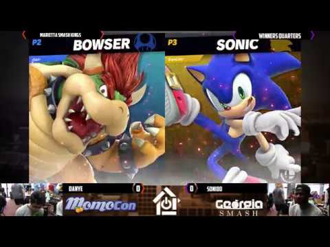 Marietta Smash Kings 4/13/19 - Kuma| Danye(Bowser) VS Typo| Sonido(Sonic)- Winners Quarters