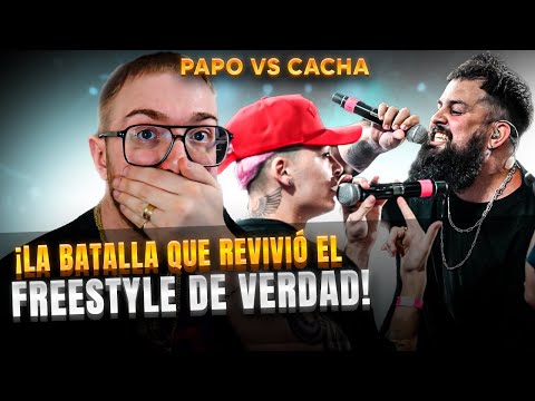 THE BATTLE THAT REVIVED REAL FREESTYLE! | PAPO VS CACHA FMS ARGENTINA FINAL