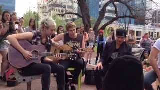 Beside You - 5SOS (Adelaide pop up acoustic show)